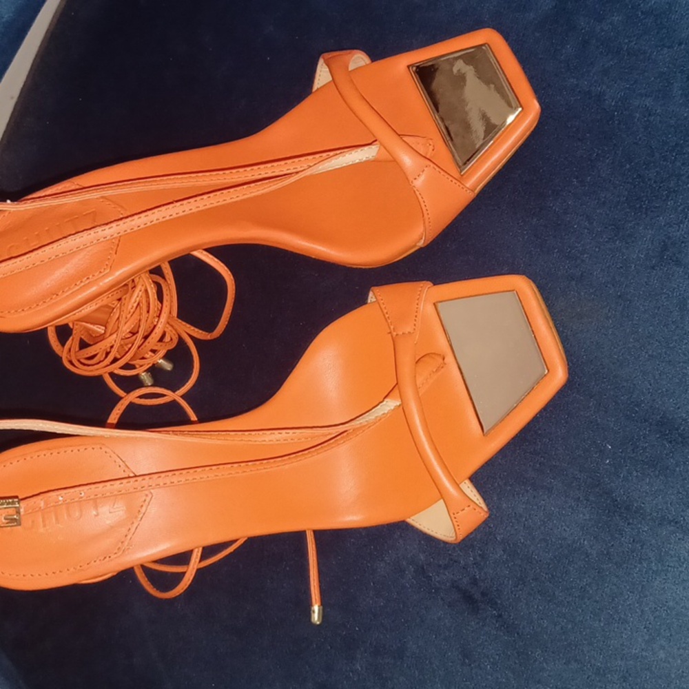 NEW Schutz Sunset Leather Heels